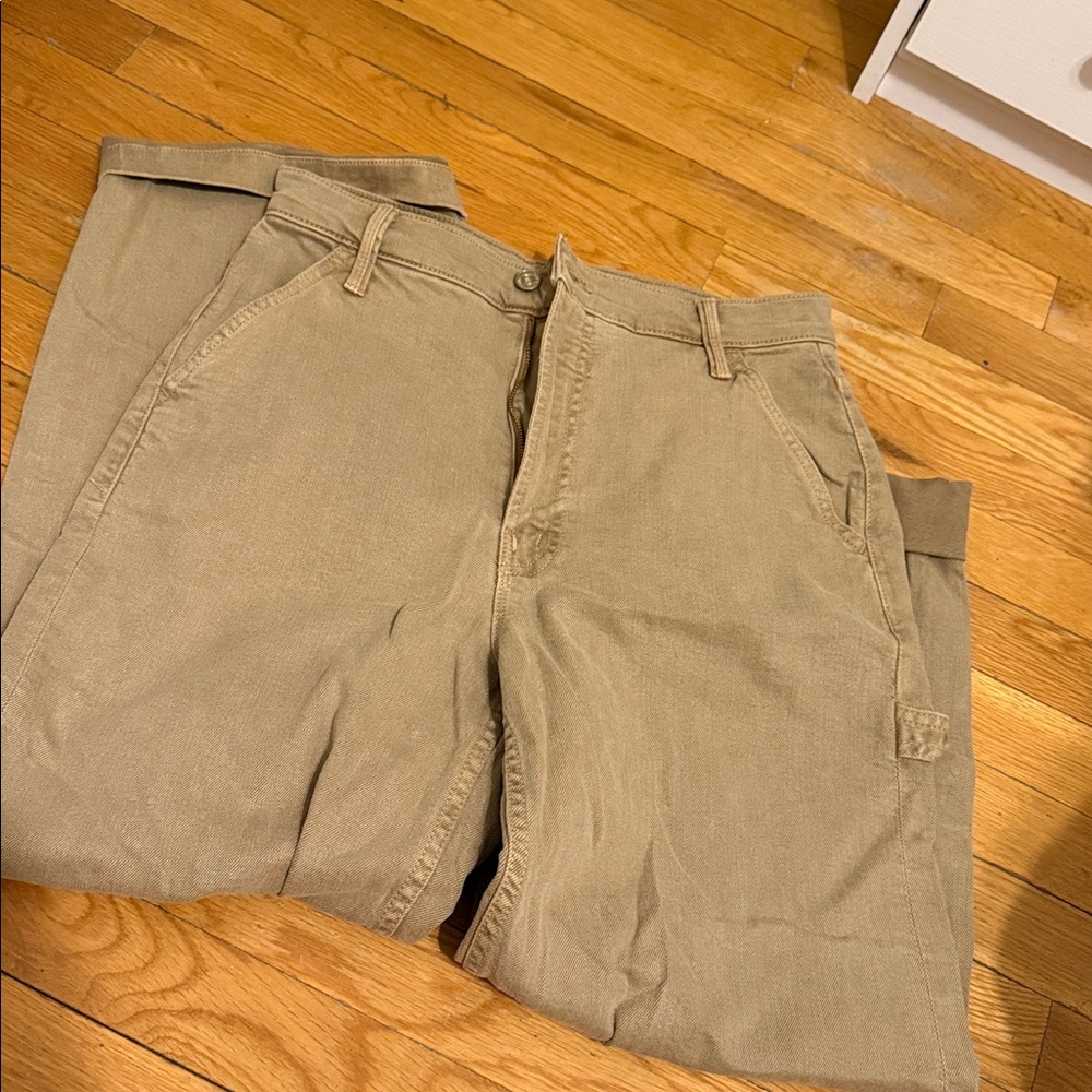 Mother Lil Stud Finder Jeans NWOT Prairie Sand - Picture 5 of 7